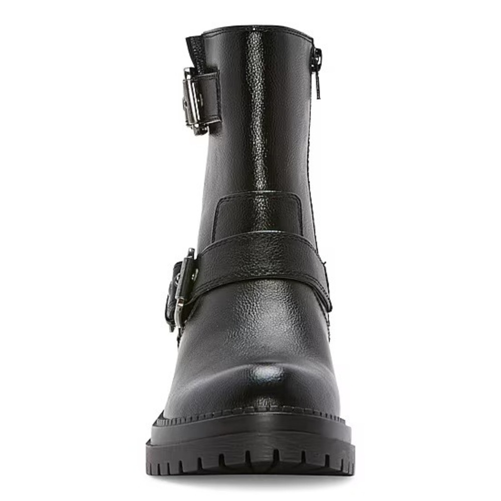 Arizona Jean Womens Tilpa Stacked Heel Combat Boots Black Size 9.5M NWT NO BOX - Picture 3 of 4